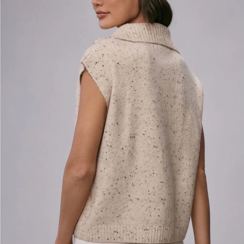 Anthropologie John+Jenn Speckled Sweater Vest - Picture 2 of 9